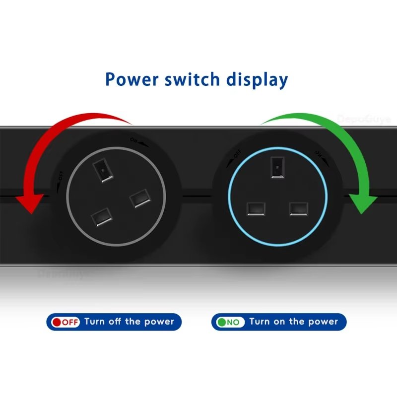 مقبس جداري ذكي متعدد المنافذ - الصورة 5