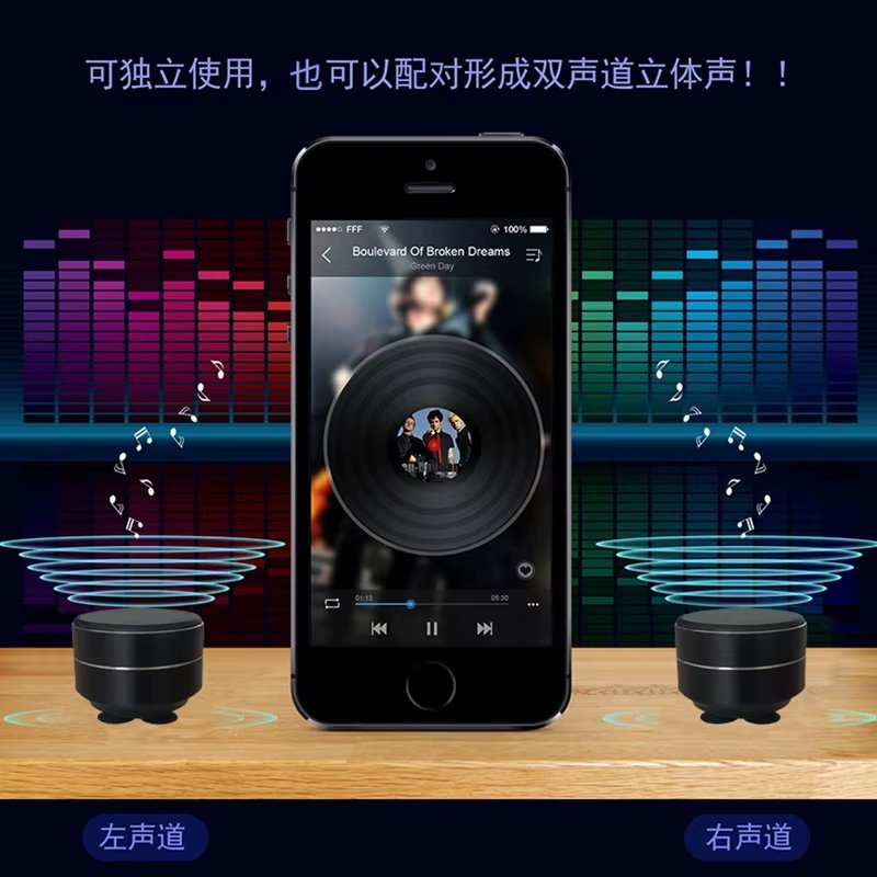 مكبر صوت مغناطيسي صغير - الصورة 3